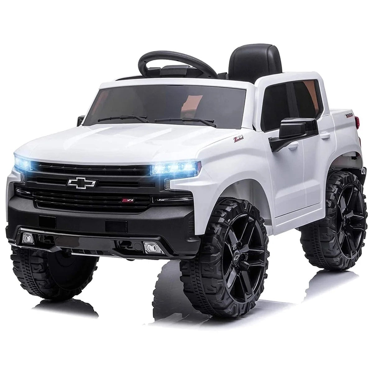 12V Chevrolet Silverado Kids Battery Powered Electric Ride on Truck with Parent Remote Control