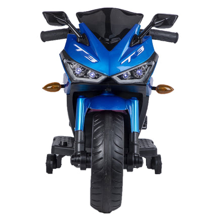 12V Kids Battery Powered Electric Ride on Motorcycle - Blue