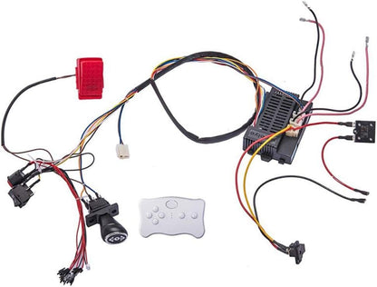 24 Volt Kids Electric Car DIY Modified Wires and Switch Kit with Remote Control