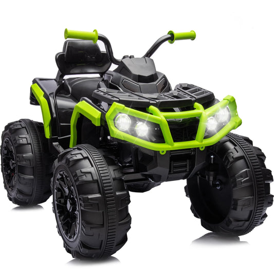  24V Kids Battery Powered Electric Ride on ATV 4-Wheeler Quad - Green