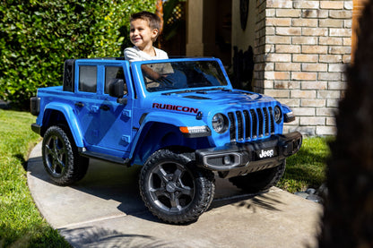 Gladiator Rubicon, 12V, Battery Powered Ride-On by Hyper Toys, 2-Seater, Blue