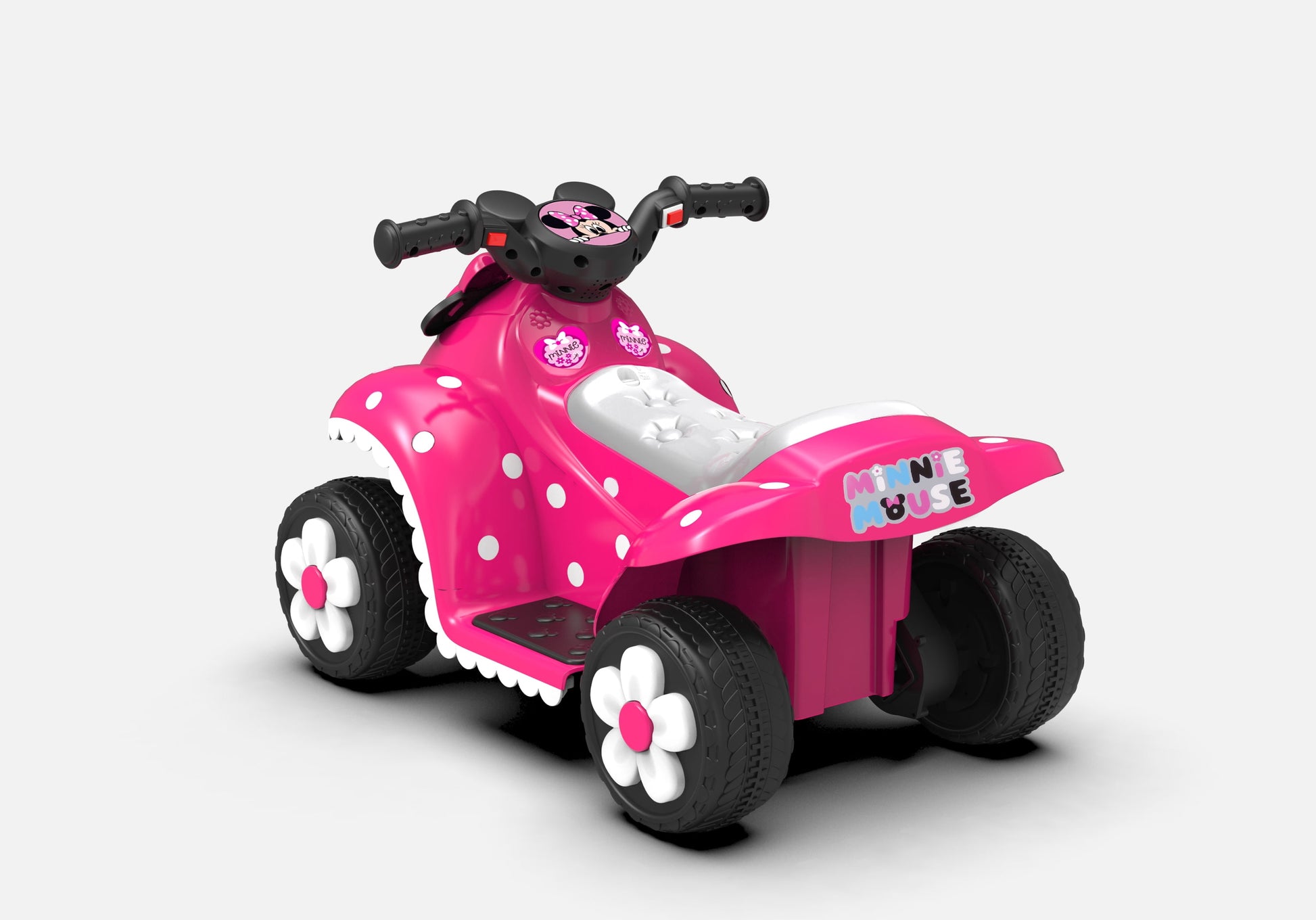 6V Minnie Mouse Kids Battery Powered Electric Ride on ATV 4-Wheeler Quad - Pink