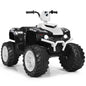 12V Kids 4-Wheeler ATV Quad Ride on Car W/ LED Lights Music USB - White