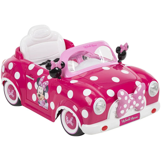 6V Minnie Mouse Battery Powered Electric Ride on Car - Pink
