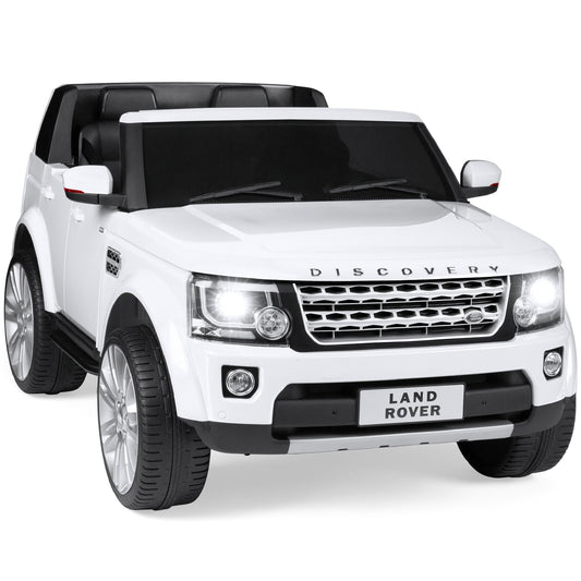 12V Land Rover Discovery Ride on Truck with Parent Remote Control - White