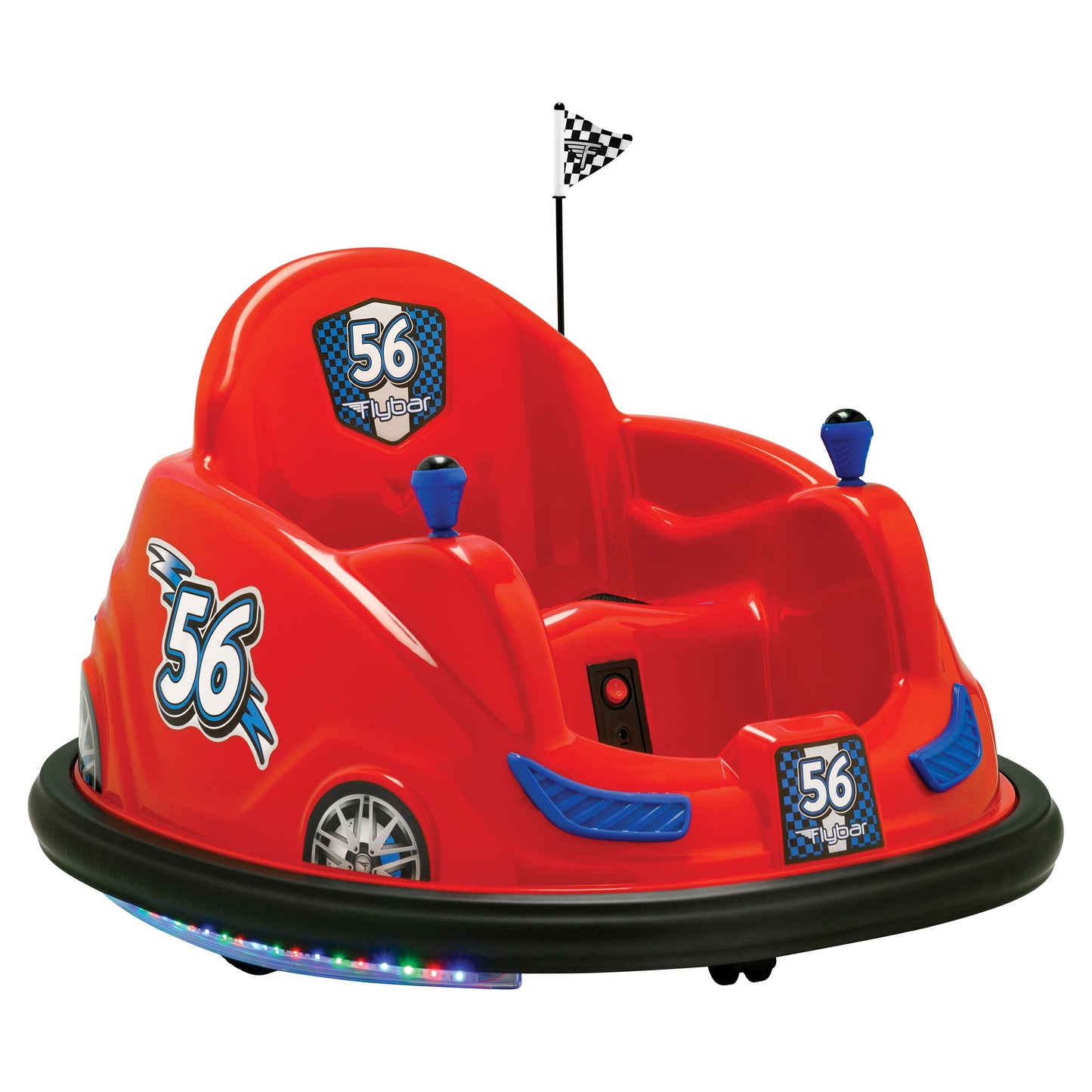 6V Kids Battery Powered Electric Ride on Bumper Car - Red