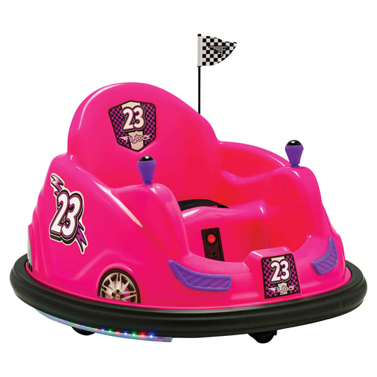 6V Kids Battery Powered Electric Ride on Bumper Car - Pink