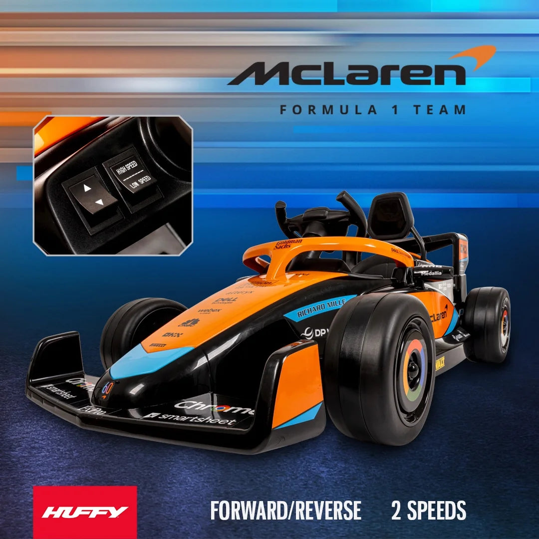 12V Mclaren F1 Race Car Kids Battery Ride-On Toy with Remote Control