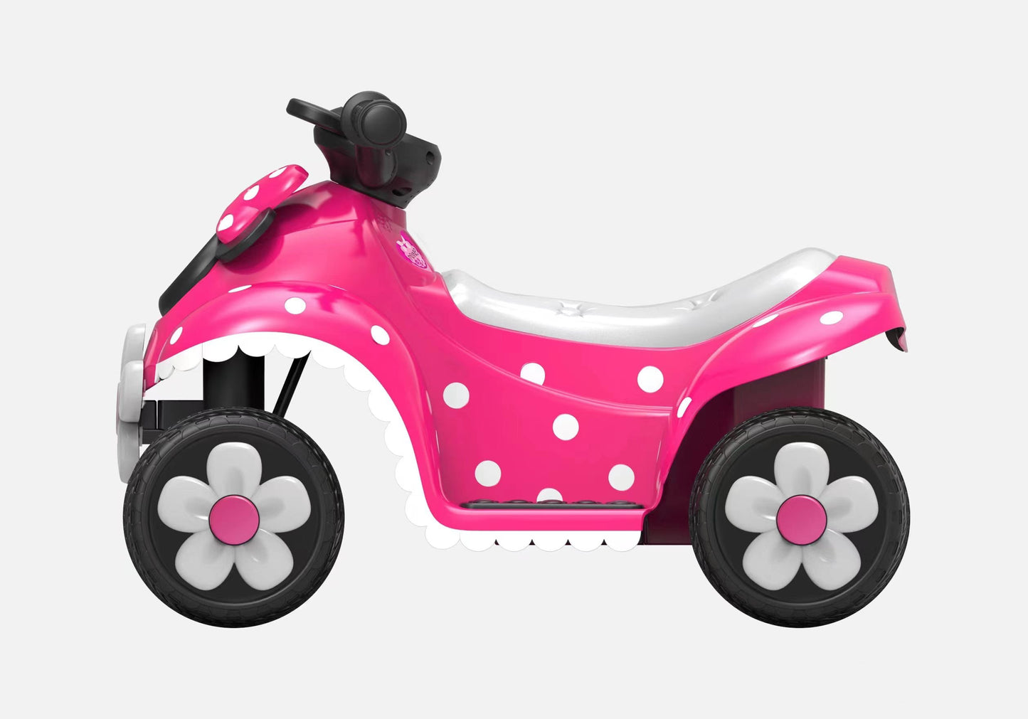 6V Minnie Mouse Kids Battery Powered Electric Ride on ATV 4-Wheeler Quad - Pink