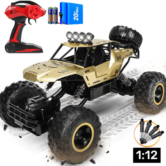 Electric Remote Control 4WD Monster Truck - Gold