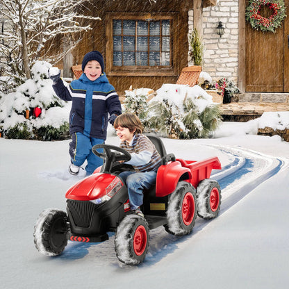 12V Kids Battery Powered Electric Ride on Tractor with Parent Remote Control