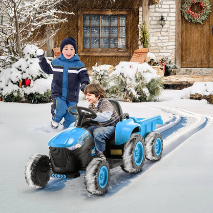 12V Kids Battery Powered Electric Ride on Tractor with Parent Remote Control